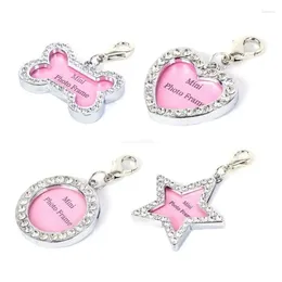 Dog Tag Pet For Dogs Cats Collar Charm Bone