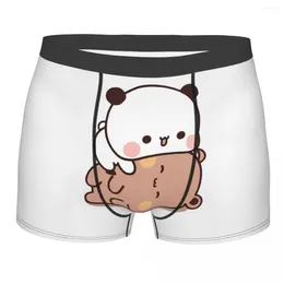 Underpants Humor Boxer Bubu Dudu Playing Shorts Panties Briefs Men Underwear Panda Bear Polyester For Homme S-XXL