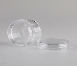 Clear Plastic Cosmetic Sample Container 5G Jar Pot Small Empty Camping Travel Eyeshadow Face Cream Lip Balm 5ML Bottle1324750