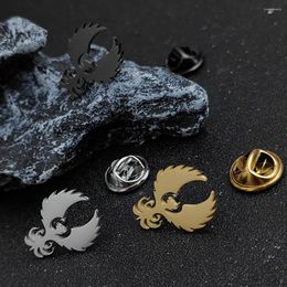 Brooches Stainless Steel Flying Dragon Vintage Women Men Animal Brooch Pin For Female Male Decoration Accessories