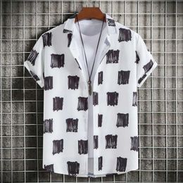 Men's Casual Shirts Shirts Mens Designer Luxury T-shirt T-shirts Man Fr Shipping Fashion Tiki Clothing Blouses Social Hawaiian Cotton Oversize Y240506