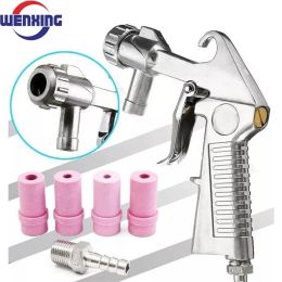 Guns Spray Guns Sandblaster Feed Blast Sandblasting Abrasive Tool Ceramic Nozzles Tips Kit Pneumatic Tools 221007