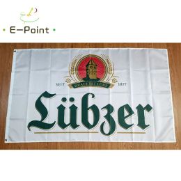Accessories Brauerei Lubz Beer Flag 3ft*5ft (90*150cm) Size Christmas Decorations for Home Flag Banner Indoor Outdoor Decor BER38