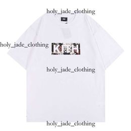 Summer Mans Clothing Kith Designer T Shirt Kith T-Shirt Oversized Men T Shirts High Quality Kith Short Sleeves Casual Summer Tees US Size S-Xxl High-Quality 573