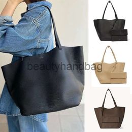 The Row TR designer Park Luxurys Shopping bag tote Bag Womens shoulder handbag bucket clutch bags Mens Leather Large capacity beach bag Medium crossbody bag