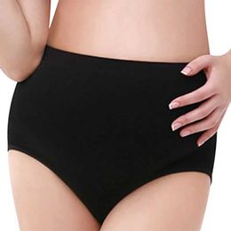 Maternity Bottoms Female Pregnant Care Underwear Womens High Waist Full Abdominal Support Underwear Comfortable and Breathable Seamless Pregnancy