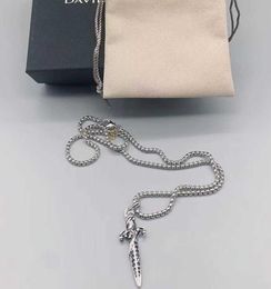 tennis necklace designers Pendant Necklaces chain 2023 Trend NeoGothic Dagger For Men Women short sword Necklace dainty Punk Jewe8949274