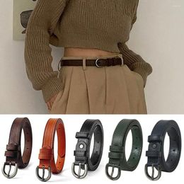 Belts Luxury Design Leather Belt Trend Versatile Casual Jeans Thin Waist Strap