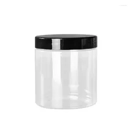 Storage Bottles 12PCS Plastic Cream Jars Sample Beauty Containers With Leak Proof Wide Mouth 89mmDia Travel Bottle For Toiletries 500ml