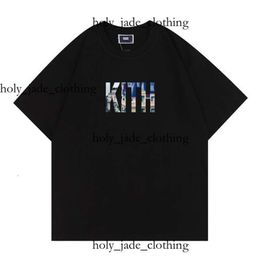 Summer Mans Clothing Kith Designer T Shirt Kith T-Shirt Oversized Men T Shirts High Quality Kith Short Sleeves Casual Summer Tees US Size S-Xxl High-Quality 137