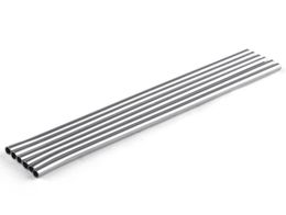 Durable Stainless Steel Straight Drinking Straw Straws Metal Bar Family kitchen Diameter 6mm DHL FEDEX8696239