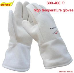 Gloves NFHH1534 protective gloves 300400 degree industrial heating gloves high temperature fire Gloves