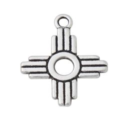 Fashion Antique Silver Colour Double Side Charms Alloy Pendant Charms 17*20mm 50pcs AAC18523182370