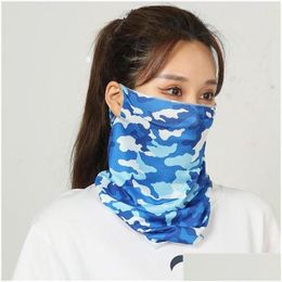 Cycling Caps Masks Mtifunctional Headscarf Fabric No Fluorescence Close To The Skin Skin-Friendly Odor Equipment Outdoor Mask Drop Del Otlpa