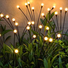 Decorations Solar LED String Fairy Lights Path Lawn Landscape Firefly Lamp Outdoor New Year Christmas Garden Patio Garland Street Decoration