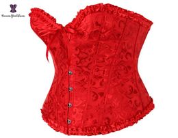 7 Colors Can Be Chosen Women Body Shaper Size XS To 6XL Vintage Pleated Corset Bustier With G String 810 2206295006799