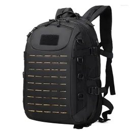Backpack Outdoor Travel For Men 2024 Durable Oxford Cloth Camping Mountaineering Rucksack Male Weekend Hiking Packbag Black