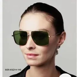 Sunglasses 2024 Fashion High Quality Double Bridge Design Square Outdoor Sports Glasses Unisex Sun Shade