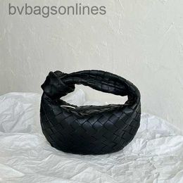 Vintage Designer Bags for Bottgss Ventss Original Leather Jodie New Soft Lambskin Woven and Knotted Hobo Bag Genuine Leather Mini Handle Hand with Original Logo