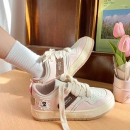 Casual Shoes 2024 Harajuku Patchwork For Women Cute Mixed Color Platform Sneakers Fashion Breathable Vulcanized Footwear Mujer