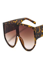 Sunglasses Vintage Oversized Square Brand Designer Fashion Rectangular Thick Frame Leopard Sun Glasses Men Retro Shades FML2770870