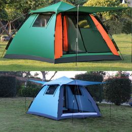 Tents And Shelters 3-4 Person IOutdoor Automatic Quick Open Tent Waterproof Camping Instant Setup