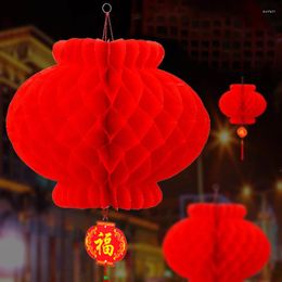 Decorative Figurines 10pcs Outdoor Waterproof And Rainproof Small Lantern Chinese Red Paper Lanterns