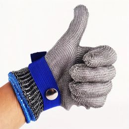 Gloves Anticut Gloves Safety Cut Proof Stab Resistant Stainless Steel Wire Metal Mesh Butcher Cutresistant Gloves