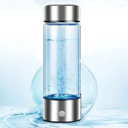Water Bottles 420ml Hydrogen-Rich Cup Portable Hydrogenated Bottle Alkaline Maker Rechargeable Antioxidan Hydrogen Generator