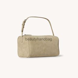 The Row TR hand pen simple bag 2023 90s cowhide container mini retro fashion handbag