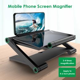 Amplifiers Foldable Mobile Display Enlarged Stand Foldable Holder Stand Video Amplifier 8 Inch 3d Phone Screen Amplifier Bracket