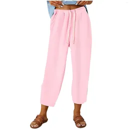 Women's Pants Wide Leg For Women High Waist Casual Sweatpants Baggy Waisted With Pockets Cosy Pyjamas