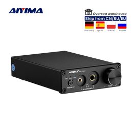 Amplifiers AIYIMA Portable DAC A5 pro Headphone Amplifier ESS9018K2M Digital Analogue Adapter Stereo Audio Decoder Coaxial Optical Amplifier