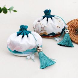 Jewelry Pouches With Tassel Dragon Boat Festival Sachet Chinese Style Flower Storage Bag Animal Hanging Women Gifts
