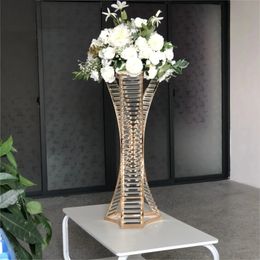 Acrylic Wedding Centrepiece Crystal Table Centrepieces 80 cm Pillar Road Leads Party Vase DIY Decoration 5 Pcs 240422