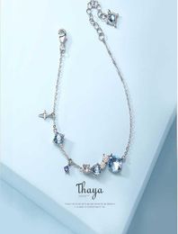 Thaya 925 silver Jewellery bracelets High quality Twelve Constellations Nebula Bracelets For Girls Elegant Special Jewellery CX2007025218952