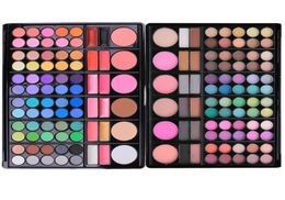 78 Colors Eyeshadow Palette Matte Glitter EyeShadow Diamond Shimmer Eye Primer Luminous Eye Shadow Smoky Warm Color Make Up Tool9182301