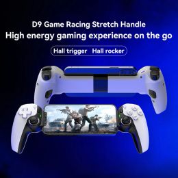 Mice D9 Telescopic Game Controller RGB Light Mobile Phone Gamepad with Turbo/6axis Gyro/Vibration for Android iOS PS3 PS4 Switch PC