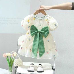 Girl's Dresses Children Princess Dress Toddler Girl Outfit Puff Sleeve Wedding Costume Baby Girl Birthday Party Teen Kid Clothes Mesh