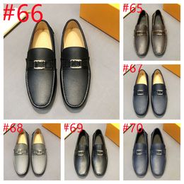 70Model кожаные мужчины повседневная обувь роскошная бренда 2024 Mens Designer Loafers Moccasins дышащий на черных туфлях плюс 38-46 размер 38-46