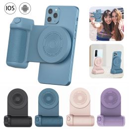 Stands 3 in 1 Camera Holder Grip Magnetic Selfie Photo Bracket Bluetoothcompatible Antishake for Android/iOS