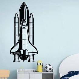 Stickers Space Planet Wall Decal Outer Stickers Space Vinyl Sticker Rocket Ship Decal Astronaut Decal Kids Bedroom Decoration A766