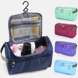 Storage Bags Nylon Travel Cosmetic Bag Makeup Women Men Large Waterproof Organiser Case Necessaries Make Up Wash Toiletry