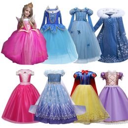 Girl's Dresses Girls Princess Dress For Kids Halloween Carnival Party Cosplay Costume Children Fancy Up Christmas Disguise 249A