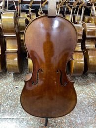 4/4 cello solid spruce top and maple back great grain maple fabulous sound