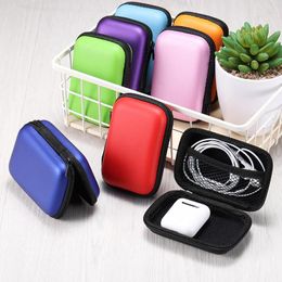 Storage Bags Coin Purse Earphone Bag Mini Sundries Portable Travel Cable Organizer Memory Card Case Headphone Headset Accessories