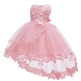 Dresses Christmas Baptism Dresses For Baby Girls Lace Princess 1st Year Birthday Party Wedding Trailing Dress Newborn Kids Gown Vestidos