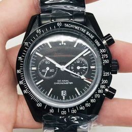 Designer Watch reloj watches AAA Automatic Mechanical Watch Oujiakuo Five needle Electric Black Steel Full Automatic watch Mechanical Watch