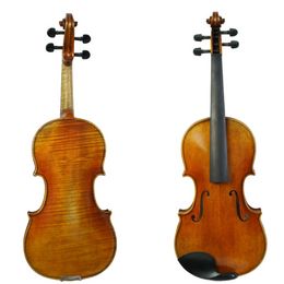 4/4 hanadmade European wood violin clear sound quality spruce and maple wood