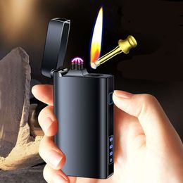Kerosene Charging All-In-One Lighter Double Arc Oil Electric Double Use Lighter